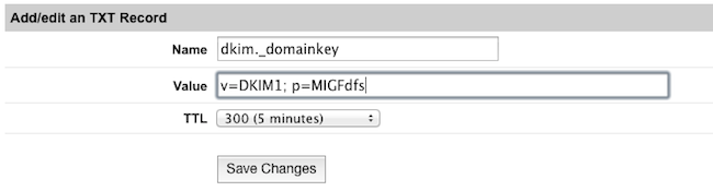 DKIM Record