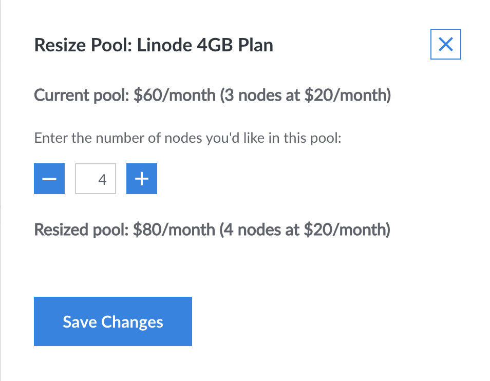 Edit your cluster's node pool