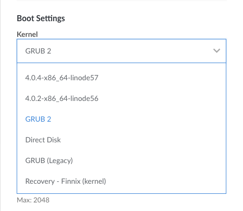 GRUB2 Upstream Kernel