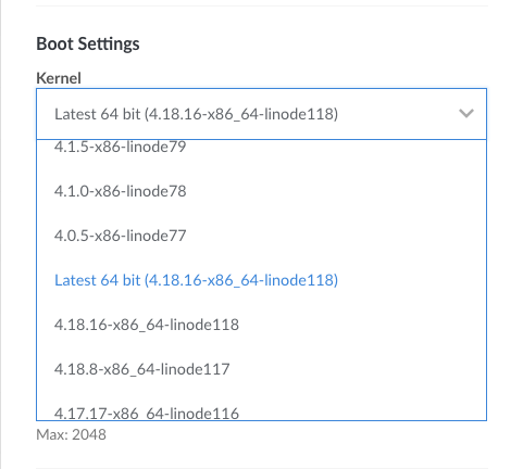 Our latest 64 bit kernel